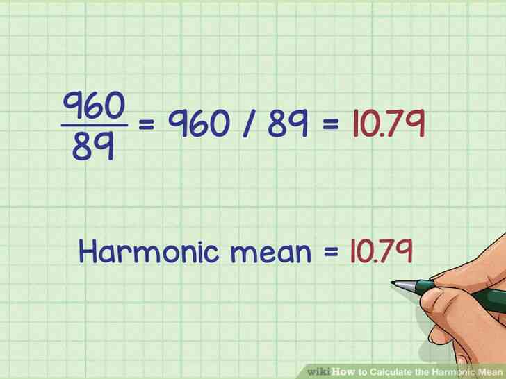 Image intitulée Calculer la Moyenne Harmonique de l